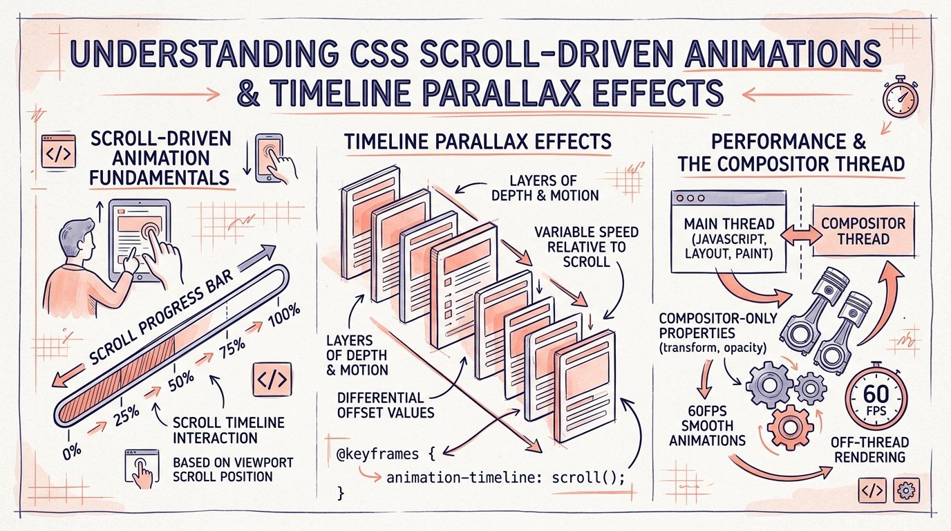 CSS Scroll-Driven Animations in 2026: Zero-JavaScript Parallax & Timeline Effects